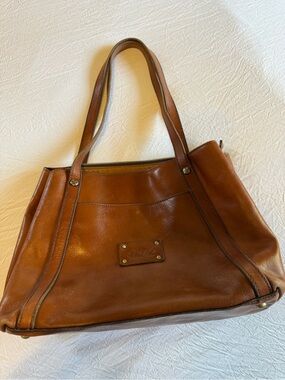 Patricia Nash Women's Brown Leather Shoulder Tote Bag